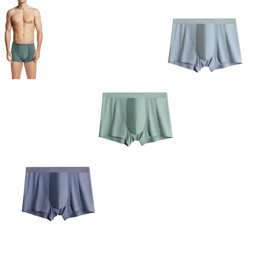 Boxer de malla de hielo para hombre ropa interior deportiva y transpirable de secado rápido