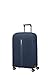 Samsonite TA Revolution - Faltbare Schutzhülle für Koffer Größe M, Kofferhülle passend für 66–69 cm, Reisekoffer Schutz, mit reflektierendem Detail, Blau (Midnight Blue)