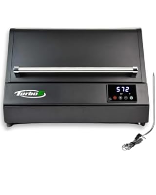 Turbo E Outdoor Electric Grill by PLUGNGRILL - High-Power 1700W Infrared Grill Technology - Smart BBQ Grill with Probe & Digital Display for Precise Cooking & Searing