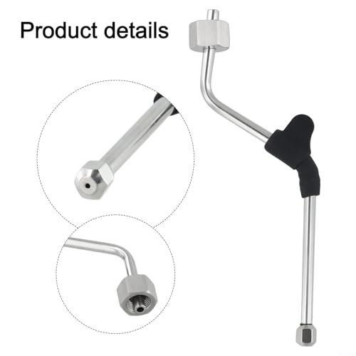 Varita de vapor para máquina de café, brazos de vapor para máquina de espresso para Gaggia 680 685, piezas de repuesto mejoradas para cafeteras espresso (1 agujero) - imagen 5