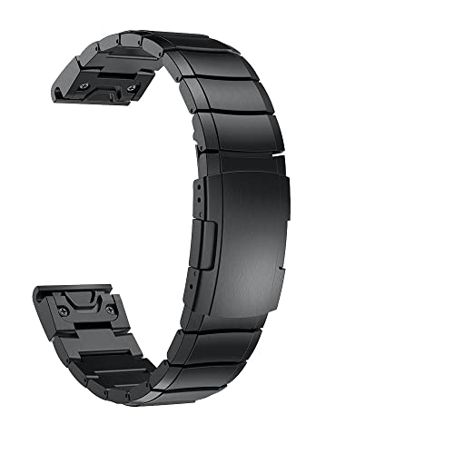 Bracelets de montre pour Garmin Fenix 7X 7 6X acier inoxydable agate 22 26 mm