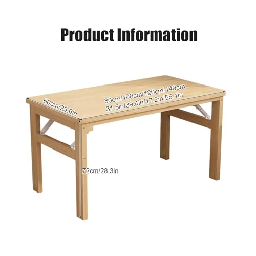 Table pliante bureau gain de place pour salon encombré et pc portable