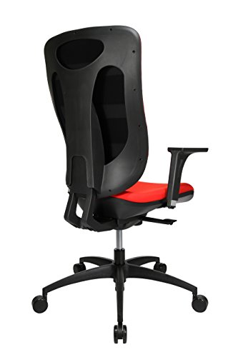 Siège de bureau TOPSTAR Soft Pro 100 contre le mal de dos réglable rouge