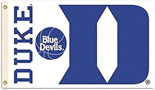 BSI PRODUCTS, INC. - Duke Blue Devils 3’x5’ Flag with Heavy-Duty Brass Grommets - DU Football, Basketball and Baseball Pride - High Durability for Indoor and Outdoor Use - Great Gift Idea - Duke