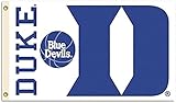 BSI PRODUCTS, INC. - Duke Blue Devils 3’x5’ Flag with Heavy-Duty Brass Grommets - DU Football, Basketball and Baseball Pride - High Durability for Indoor and Outdoor Use - Great Gift Idea - Duke