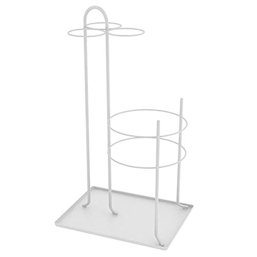 Porte-parapluie pour sol mouillé solution entrée propre avec bac d'égouttage métal