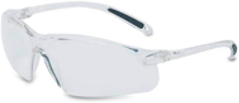 Sperian A700 Uvex Anti-Scratch Safety Glass, Clear Frame, Clear, Clear