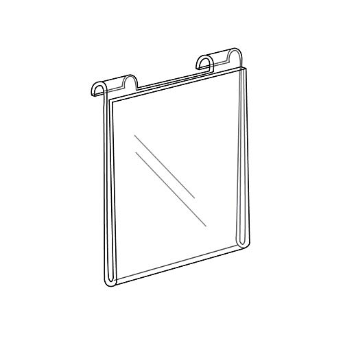 Gridwall Vertical Sign Holder 8 1/2" x 11"