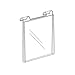 Gridwall Sign Holder, 3 1/2