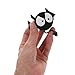 TOPPERFUN 1Pc Little Devil Car Antenna Top Decoration, Big Eyed Bat Antenna Ball Toppers, Cute Halloween Roof Truck Hood Decoration, Cartoon Doll Exterior Car Accessories