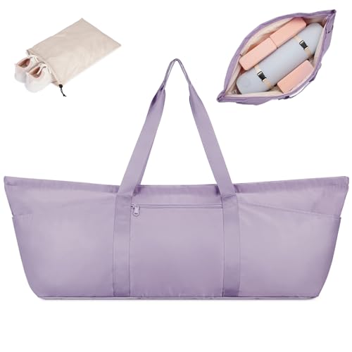 Sac de yoga grande capacité avec porte-tapis et compartiment chaussures pour gym