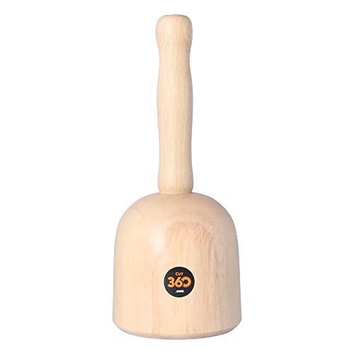 exzellent gefertigter Bildhauerklüpfel , Knüpfel, Klipfel, Klüpfel, Klöpfel oder Schlägel aus einem Stück gedrechselter Weißbuche 110mm Bildhauerklüpfel Glockenform Weißbuche 800g