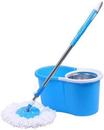 360° Spin Mop and Bucket Set with Stainless Steel Wringer