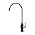 Delle Rosa Drinking Water Faucet, Solid Brass Kitchen Water Filter Faucet, Commercial Water Filtration Faucet for Under Sink Water Filter System Black& Gold