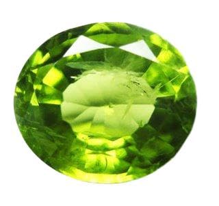 Péridot ovale naturel 2,50 carats à porter au quotidien sur une bague sur mesure
