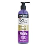 Aunt Jackie's Curls & Coils Curl La La Hold Me Down Styling Gel, 12 fl oz - Triple Moisture for Defined and Lasting Curls
