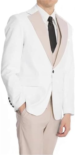 Mens Suit Slim Fit,Wedding Suits for Men Slim Fit Man Suits Men Suits Regular Fit 3 Piece Jacket Blazer Groom Tuxedo3