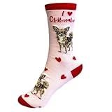 Chaussettes Animal Crackers « J'adore les chiens », Chihuahua., Taille unique