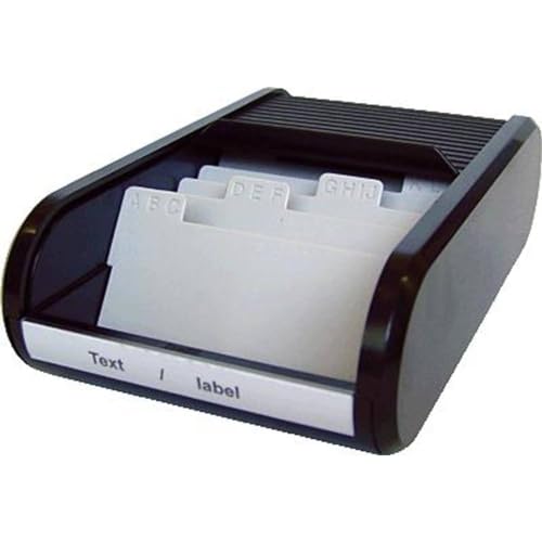 Boîte à cartes de visites Helit H6218095 pour ne plus perdre vos coordonnées de réseau