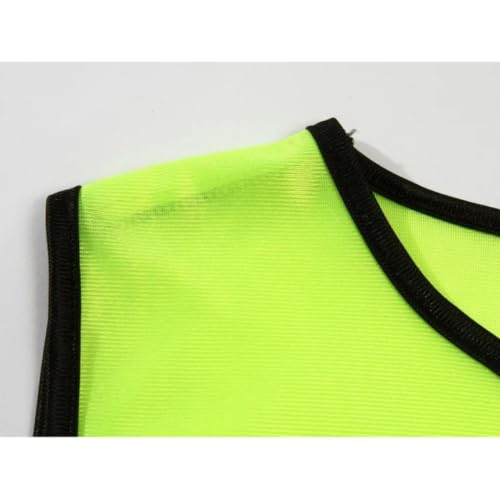 Chalecos de fútbol y baloncesto para adultos en pack de 12 petos de poliéster talla XL 2
