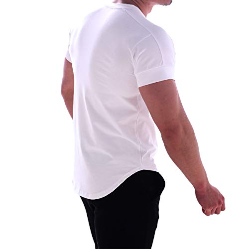 Mens Muscle Cotton Lightweight Workout Short Sleeve T-Shirts Gym Sweat Tee T243