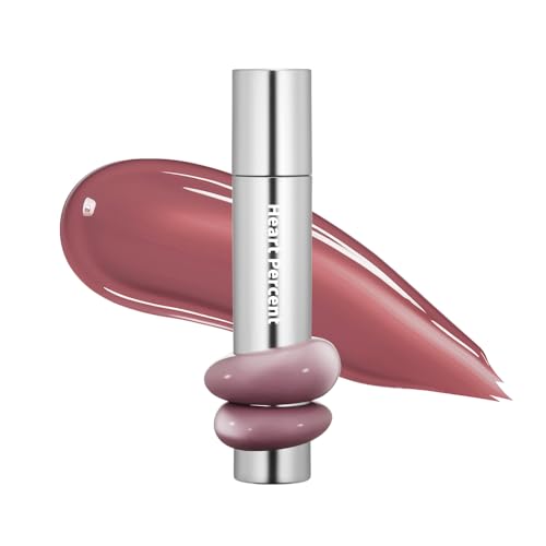 Image of Heart Percent Dote On Mood One Way Glowy Tint, Glass-like High Shine Glossy Finish w /Long-Lasting Luminous Color Lip Stain for Glowy Look, #11.Dawn Mauve