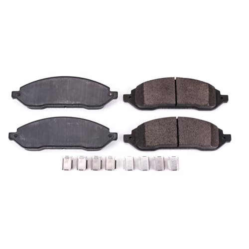 Image of PowerStop Front Brake Pads for Ford Freestar 2004-07 | Mercury Monterey 2004-07 - Z17 Ceramic Brake Pads with Installation Hardware, 17-1022