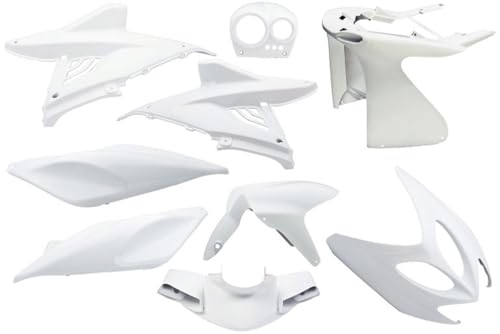 Kit de carénage Aerox/Nitro 9 pièces Blanc