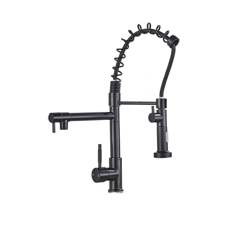 Robinet de cuisine douchette extractible orientable mitigeur évier double poignée