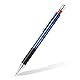 STAEDTLER Mars micro 775 SC WP3 Druckbleistift, rutschfeste Gummigriffzone, Set mit 3 Linienbreiten 0.3, 0.5, 0.7, blau, nachfüllbar, taschensicher, bruchgeschützt, hohe Qualität