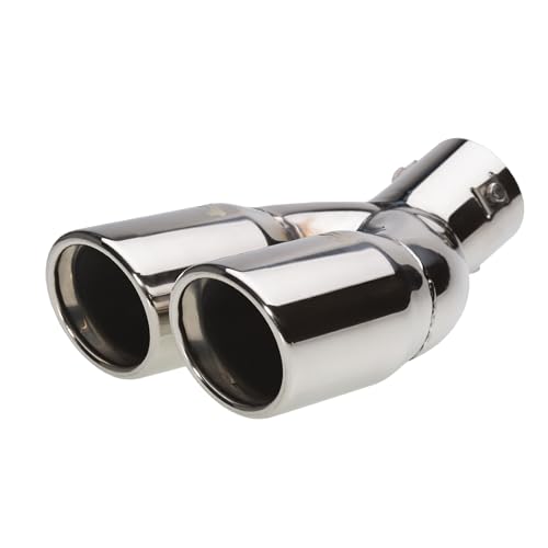 Simoni Racing TRX/14 Silenciador de sistema de escape de acero inoxidable con doble coleta