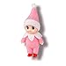 LitoMagic Christmas Baby Elf in Pink Jumpsuit