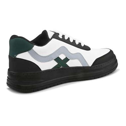 Image of Centrino Gym Casual Sneakers for Man | Shoes for Men Stylish | Lightweight Lace-Up Canvas Walking Shoes | Cushioned Insole | Breathable Comfortable | Anti-Skid Sole | Mens Sports Sneaker Shoes Daily (9537)