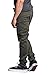 Victorious Mens Twill Jogger Pants, Olive, Medium