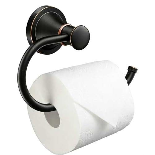VerveoGemdy Oil Rubbed Bronze Toilet Paper Holder Bathroom Accessories Rotary Toilet Paper Reel European Wall Mount Rustproof (Oil Rubbed Bronze)