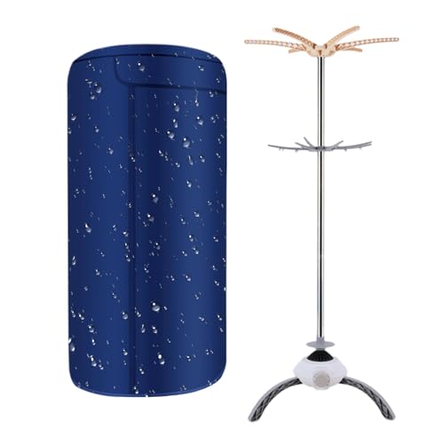 Secador de ropa portátil, calentador con temporizador - Secador de ropa portátil plegable | para ropa interior Calcetines balcón pequeño apartamento dormitorio de estudiante camping y viajes