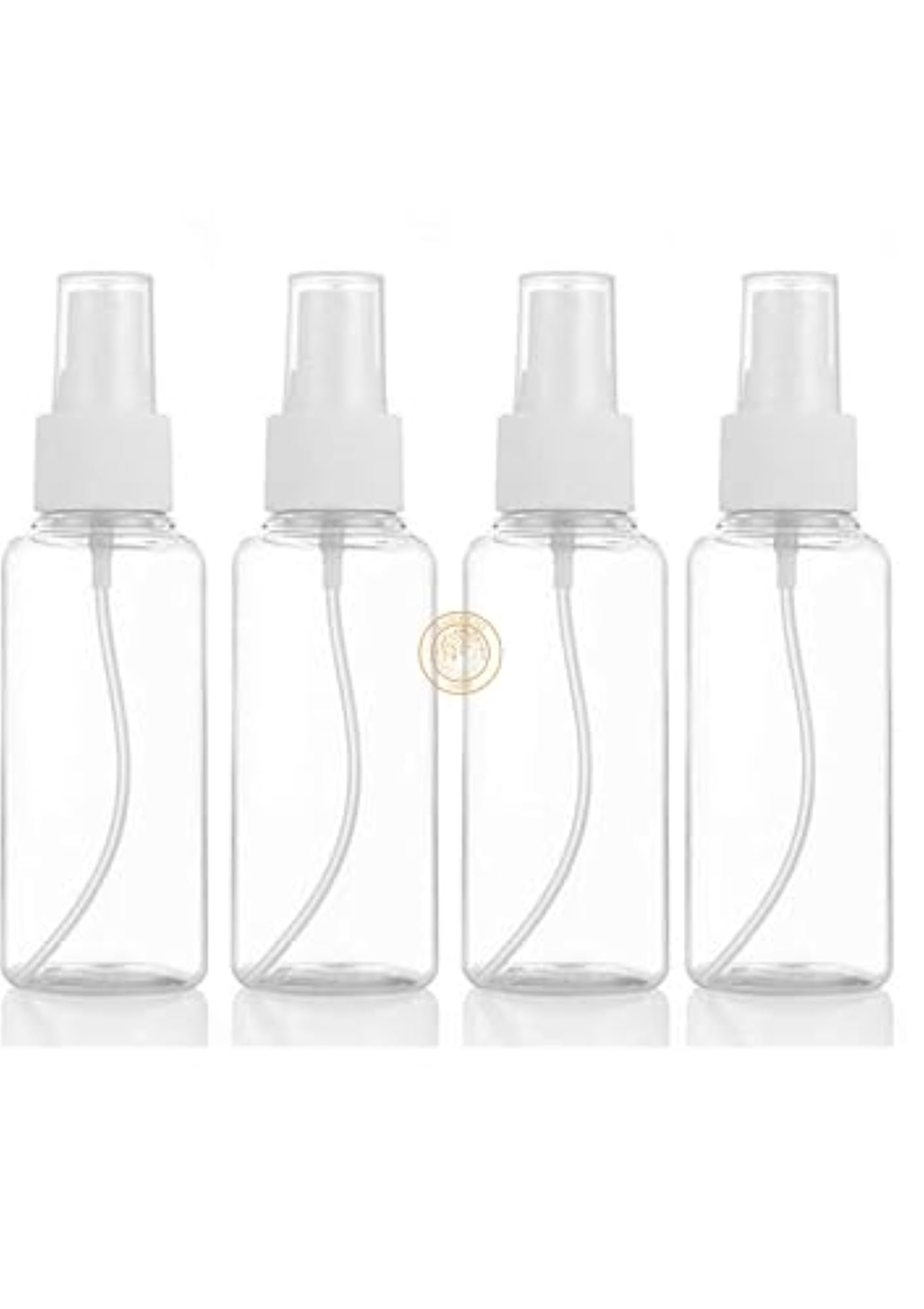 100ML Refillable Fine Mist Sprayer Atomizer, 4 Bottles Set