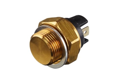 HELLA 6ZT 007 800-011 Interruptor de temperatura, ventilador del radiador - 12V - 2polos - Conector plano - atornillado - Contacto de cierre