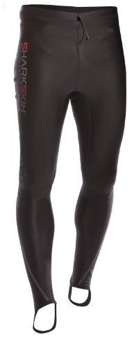 Sharkskin Mens Chillproof Wetsuit Long Pants, Black, Large (SSCPLPBK)