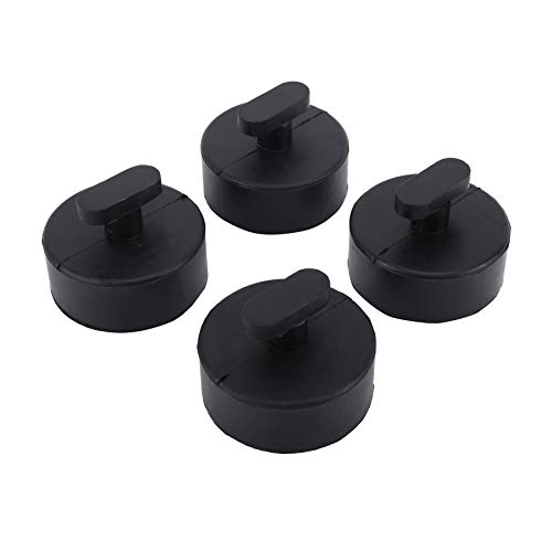 AuInLand 4 Packs Jack Pad Jacking Pad Adapter Support Jacking Lift Pad for Chevrolet Corvette C5 C6 C7, Jack Point Pad Sturdy Adapter, Rubber