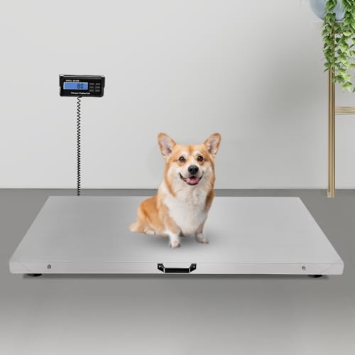 Báscula digital TBVECHI para animales 1100 lbs miniatura 1