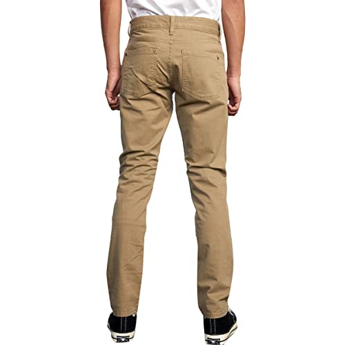 Rvca Men's Daggers Twill Chino Pant, Wood, 33 #TOP1