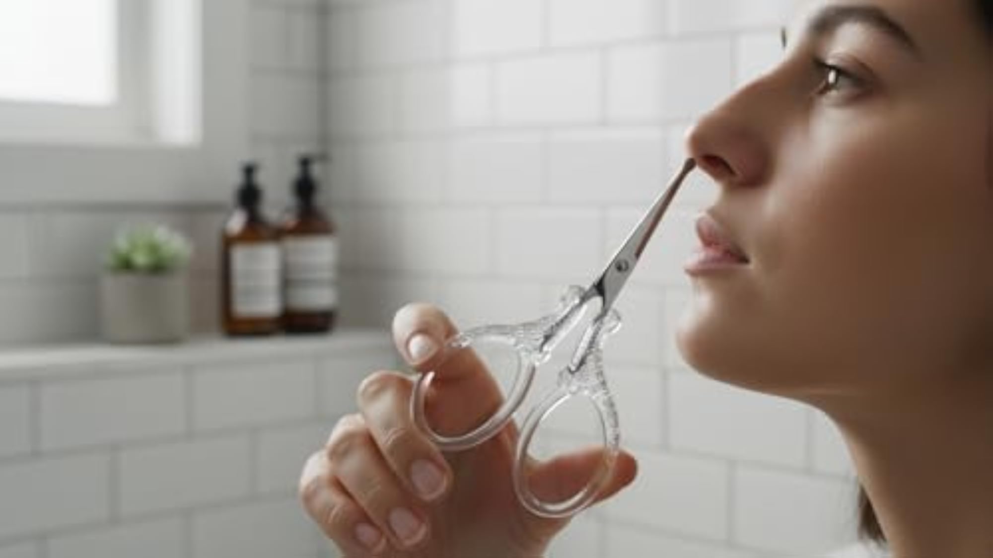 Beauty Grooming Scissors for Eyebrows, Nose Hair