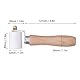 Teflon Druckrad Nahtrolle Schweißrolle 32mm x 40mm für Heißluftschweißgeräte Industrielle Abdichtungsarbeiten PVC Dichtungsbahnen Planen Hochtemperatur 280 ℃ / 536 °F