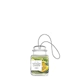 Yankee Candle Car Air Fresheners Hanging Car Jar Ultimate Sage & Citrus Scented Neutralizes Odors Up To 30 Days gray