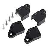 StarTechAuto Billet Coil Pack Cover CNC Machined Aluminum Spark Plug Cover Compatible with Honda Acura K Series K20 K24 B Series F Series Compatible with Integra EG EK Civic DC2 Black​ 4pcs