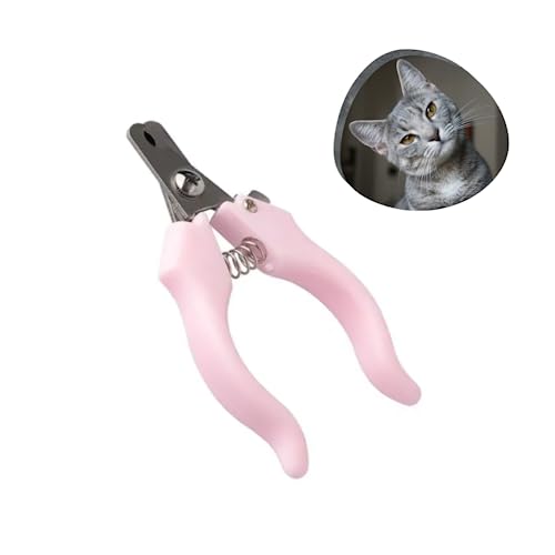 Cortador de Unha PET Para Cães e gatos em Aço Profissional Alicate Com Cabo Ergônomico Trava de Segu