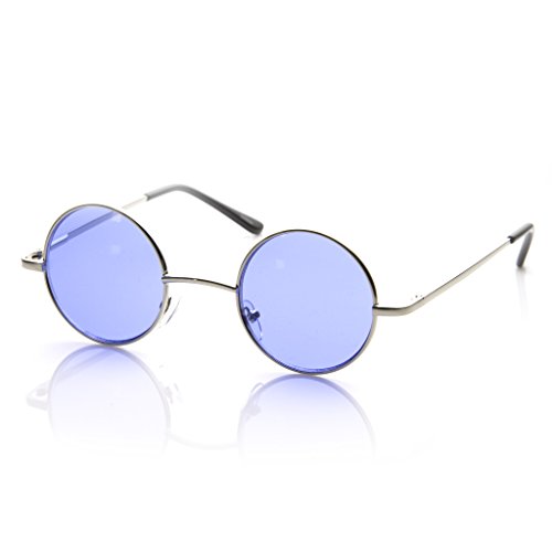 Hipster Fashion Small Metal Round Circle Color Tint Sunglasses