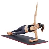 WUBAILI Yogamatte, 10/15 mm, TPE-Einfassung, verdickte rutschfeste Yogamatte, Abnehmen, Fitness, Gymnastikmatte für Zuhause, Workout-Matte, 15 mm