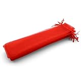 ORGANZA ROUGE: Fabriqué en Organza (polyester) Rouge